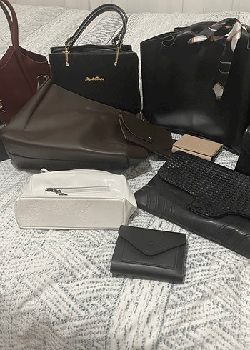 Adet fiyatıdır Süet Fermuarlı Kadın Çanta - Görsel 5