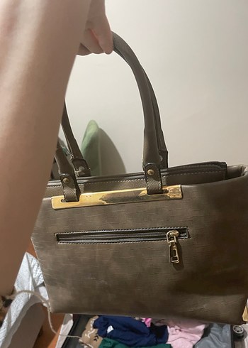 Adet fiyatıdır Süet Fermuarlı Kadın Çanta - Görsel 3