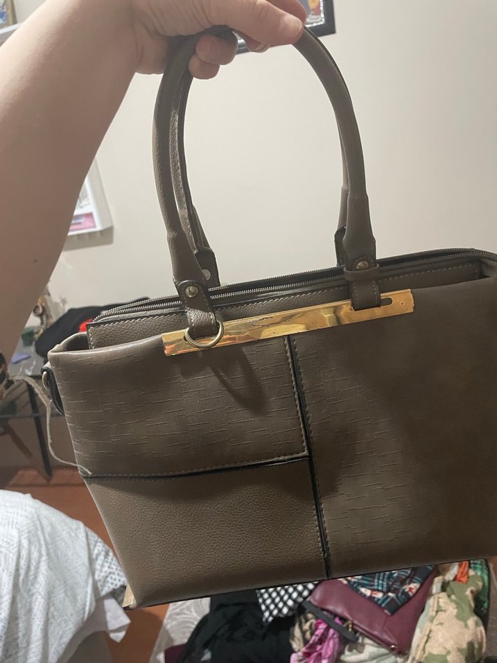 Adet fiyatıdır Süet Fermuarlı Kadın Çanta - Görsel 4