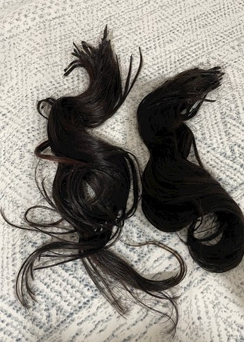 Siyah orıjınal Kadın Saç - Görsel 2