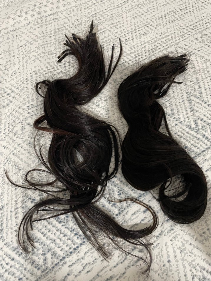 Siyah orıjınal Kadın Saç - Görsel 2