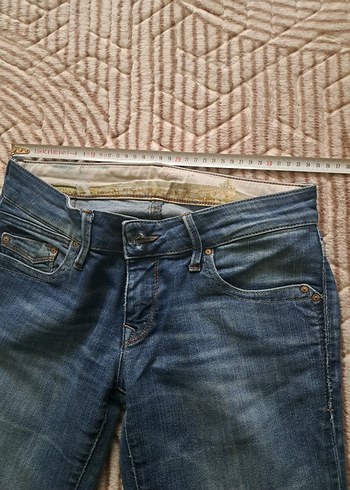 Kadın Mavi Denim Normal Boy Kot Pantolon - Görsel 6