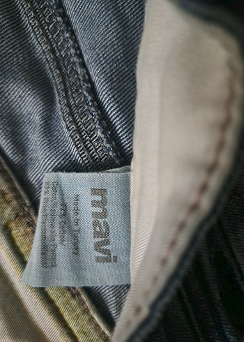 Kadın Mavi Denim Normal Boy Kot Pantolon - Görsel 8