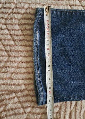 Kadın Mavi Denim Normal Boy Kot Pantolon - Görsel 5