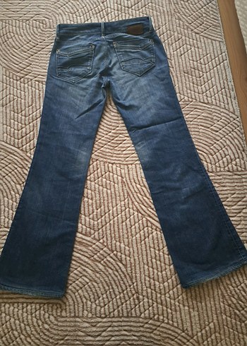 Kadın Mavi Denim Normal Boy Kot Pantolon - Görsel 3