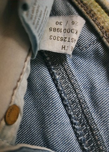 Kadın Mavi Denim Normal Boy Kot Pantolon - Görsel 7