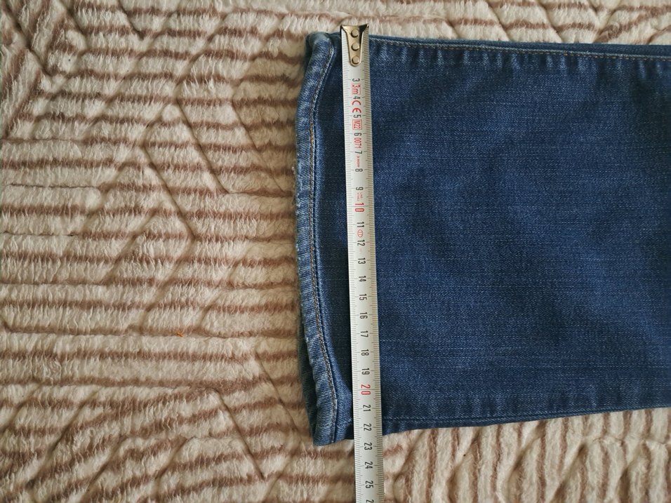 Kadın Mavi Denim Normal Boy Kot Pantolon - Görsel 5