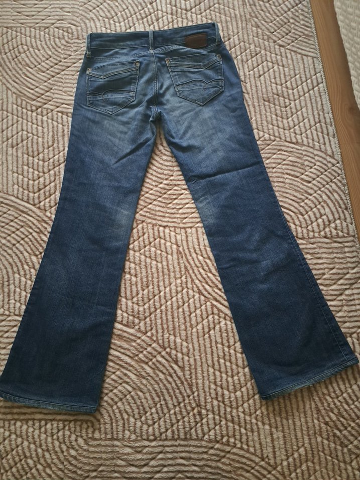 Kadın Mavi Denim Normal Boy Kot Pantolon - Görsel 3
