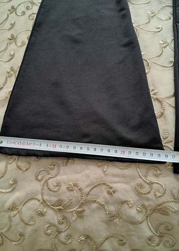 Siyah Kadın İspanyol Paça Pantolon - Görsel 2