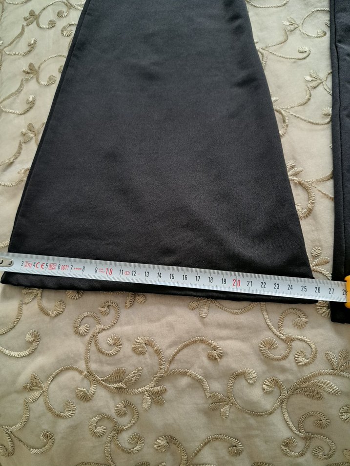 Siyah Kadın İspanyol Paça Pantolon - Görsel 2