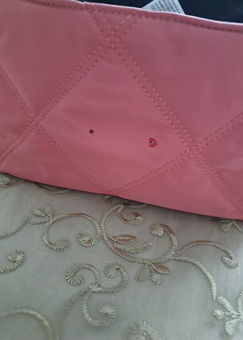 Pembe Zincir Detaylı Kadın Çanta - Görsel 5