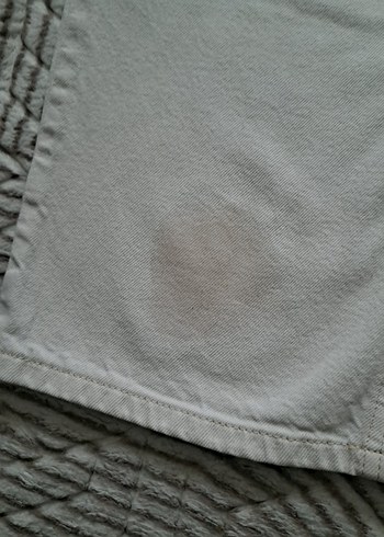 Kadın Beyaz Pamuklu Rahat Kesim Kumaş Pantolon - Görsel 12