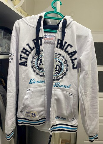 Erkek kapüşonlu Pamuklu Fermuarlı Sweatshirt - Görsel 4