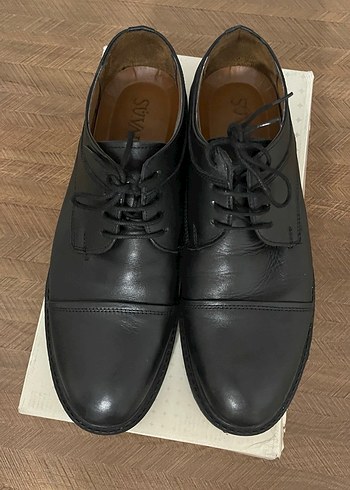 Suvari Siyah Erkek Klasik Ofis Ayakkabısı - Görsel 6