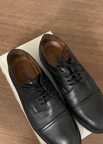 Suvari Siyah Erkek Klasik Ofis Ayakkabısı - Görsel 3