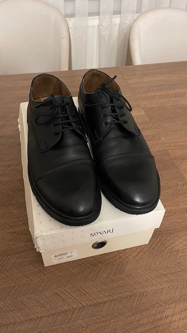 Suvari Siyah Erkek Klasik Ofis Ayakkabısı - Görsel 2