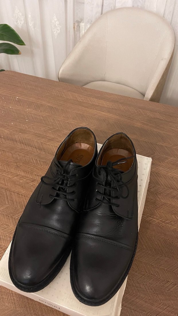 Suvari Siyah Erkek Klasik Ofis Ayakkabısı - Görsel 5
