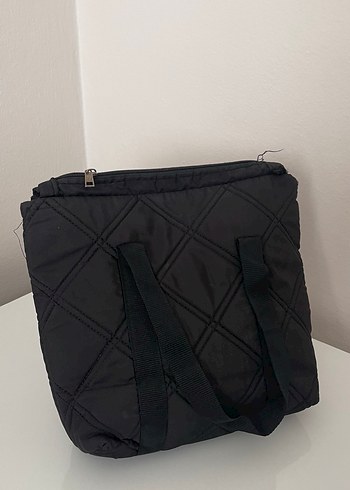 Siyah Fermuarlı Kadın Günlük Çanta - Görsel 3