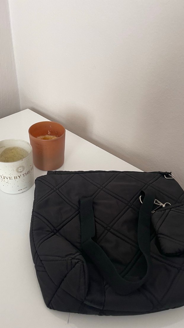 Siyah Fermuarlı Kadın Günlük Çanta - Görsel 5