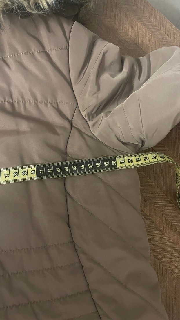 Kahve Kürk Detaylı Midi Kadın Mont - Görsel 5