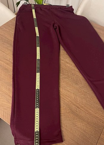 Unisex Bordo Eşofman Altı - Görsel 4