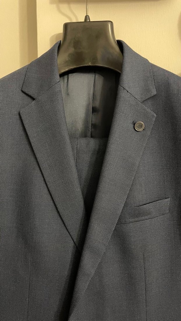 Klasik Mavi Erkek Takım Elbise - Görsel 3