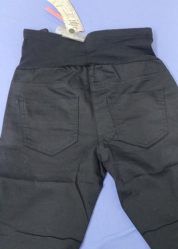 Siyah Hamile Midi Pantolon - Görsel 3