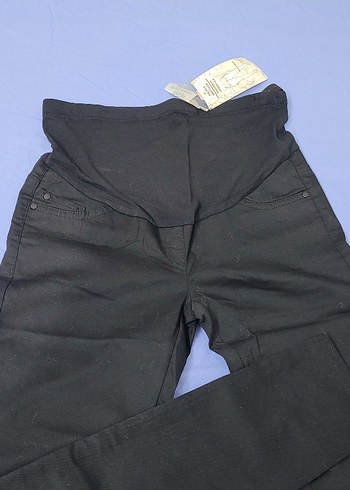 Siyah Hamile Midi Pantolon - Görsel 2