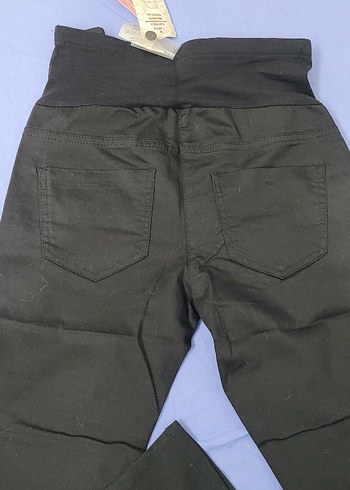 Siyah Hamile Midi Pantolon - Görsel 4