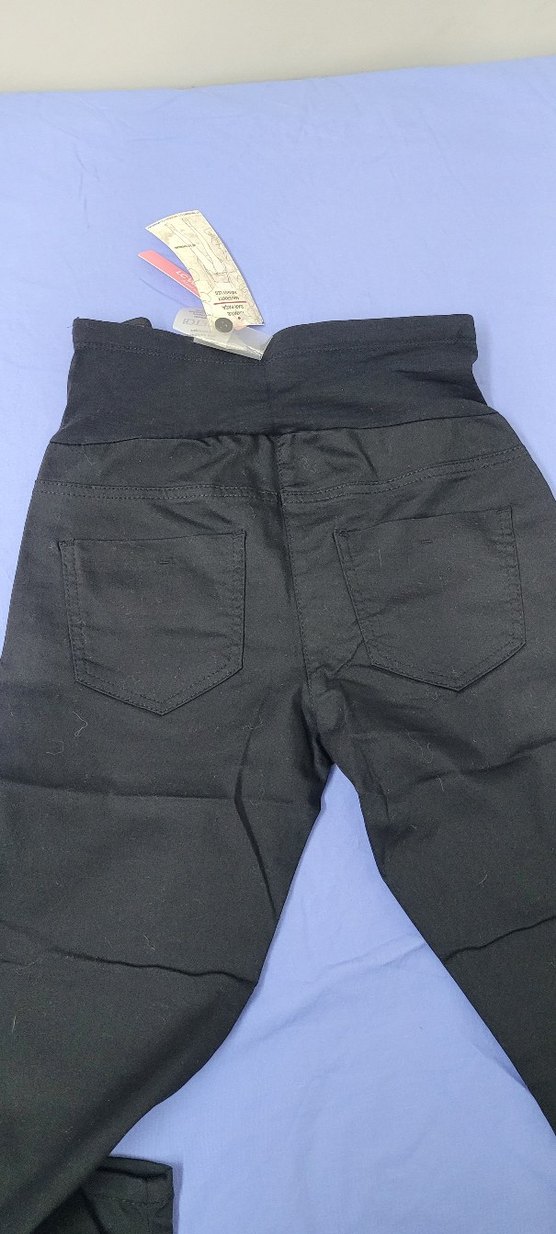 Siyah Hamile Midi Pantolon - Görsel 3