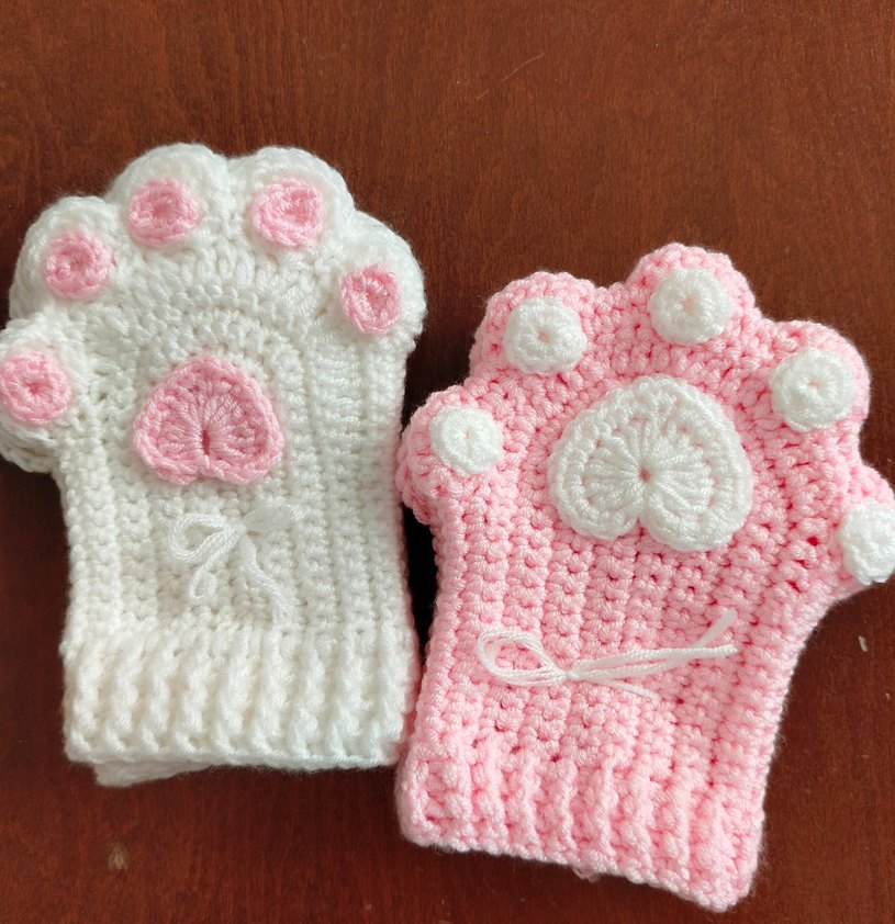 Bohem Tarzı Beyaz Örgü Eldivenler - Görsel 2