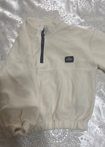 LC Waikiki Ekru Yari Fermuarli Polar Kazak
