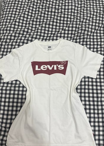 Levis Levi S Beyaz Kirmizi Logo Tisort