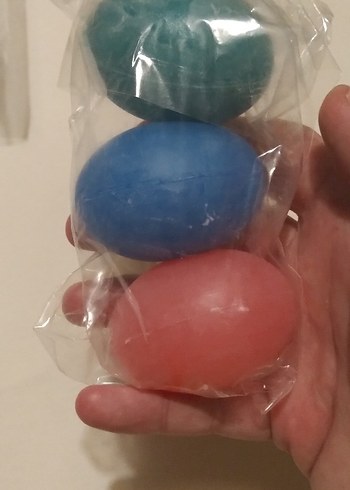 el sıkma topları az,orta ve sert 3 tane - Görsel 2