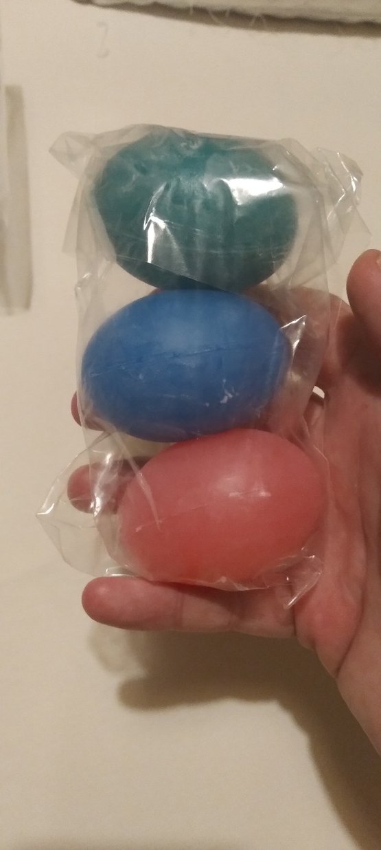 el sıkma topları az,orta ve sert 3 tane - Görsel 2