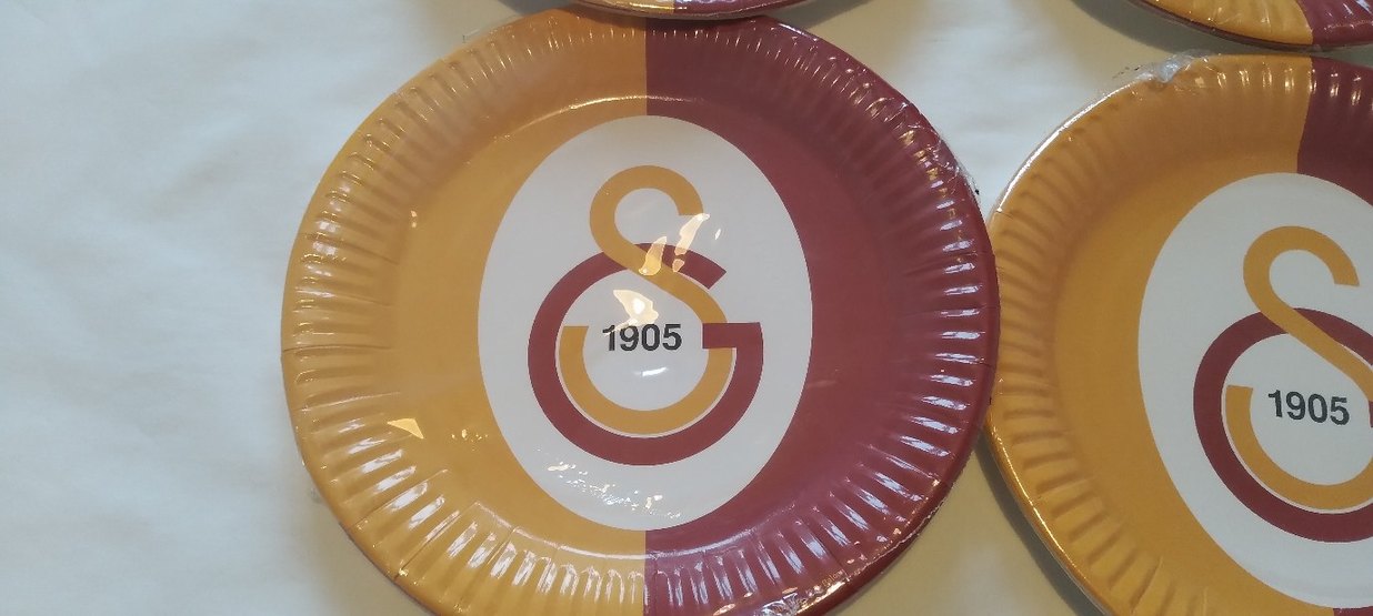 Orjinal Galatasaray tabak 8'li paket banrollü - Görsel 2