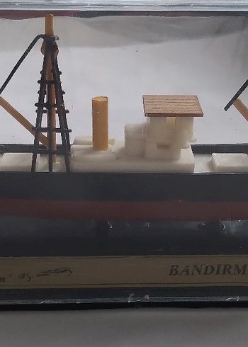Bandırma Vapuru Minyatür Gemisi,BU boy artık yok zor bulunur - Görsel 5