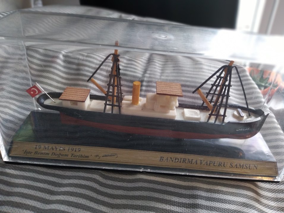 Bandırma Vapuru Minyatür Gemisi,BU boy artık yok zor bulunur - Görsel 2