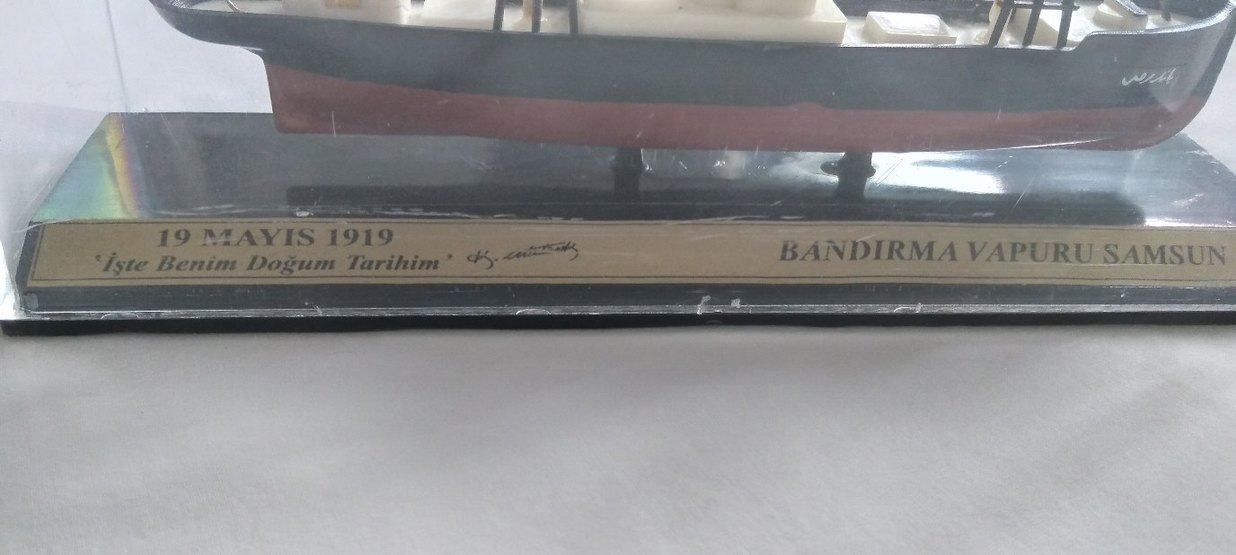Bandırma Vapuru Minyatür Gemisi,BU boy artık yok zor bulunur - Görsel 4