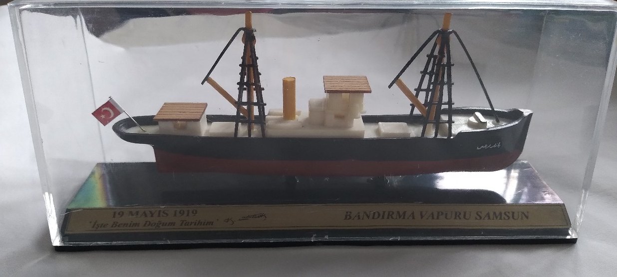 Bandırma Vapuru Minyatür Gemisi,BU boy artık yok zor bulunur - Görsel 5