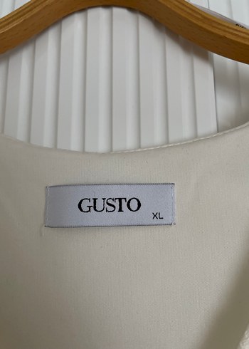 Bej Dantel Detaylı Uzun Kadın Elbise - Görsel 5