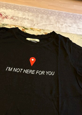 Siyah Baskılı Tişörtü, Kısa Kollu - Görsel 2