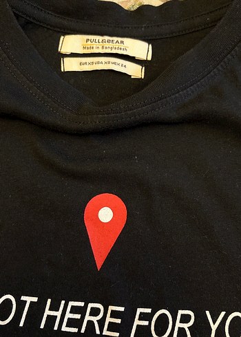 Siyah Baskılı Tişörtü, Kısa Kollu - Görsel 4