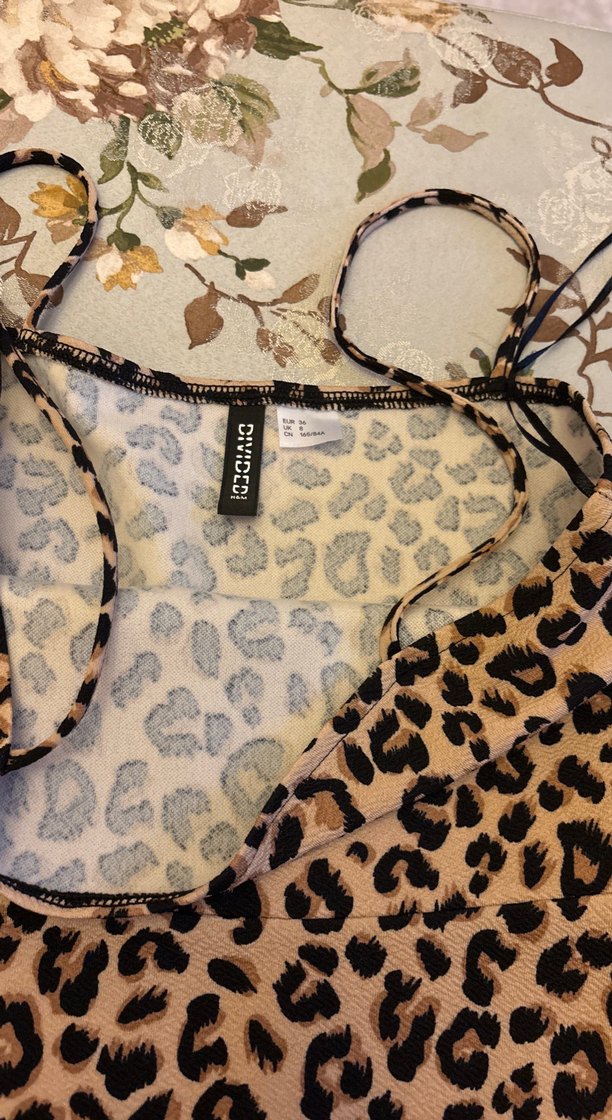 Leopar Desenli Kadın Mini Elbise - Görsel 3