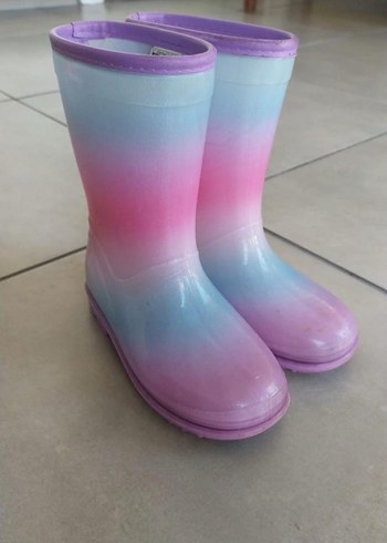 Kız Çocuk Kapüşonlu Pembe Desenli Yelek - Görsel 8