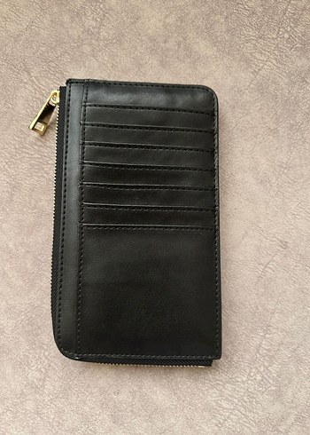 Nine West Siyah Deri Fermuarlı Cüzdan - Görsel 2