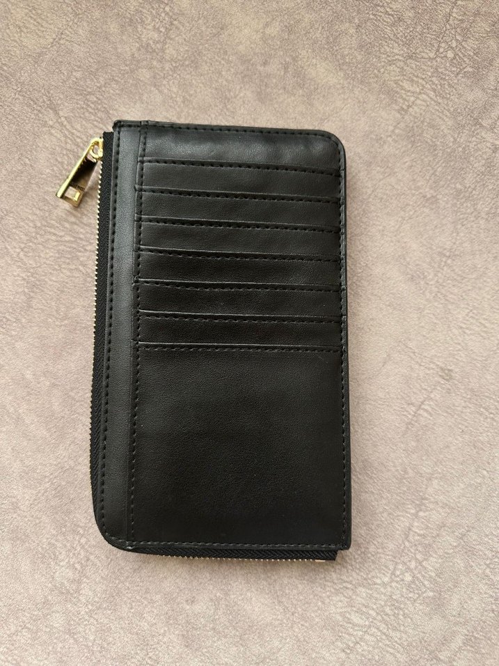 Nine West Siyah Deri Fermuarlı Cüzdan - Görsel 2