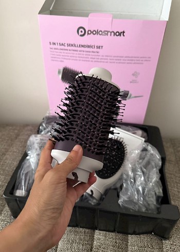 Polosmart 5'li Saç Şekillendirici Set Pembe - Görsel 3