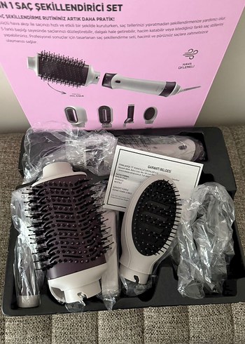 Polosmart 5'li Saç Şekillendirici Set Pembe - Görsel 4