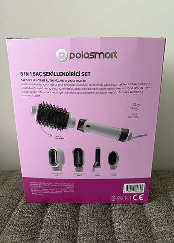 Polosmart 5'li Saç Şekillendirici Set Pembe - Görsel 2